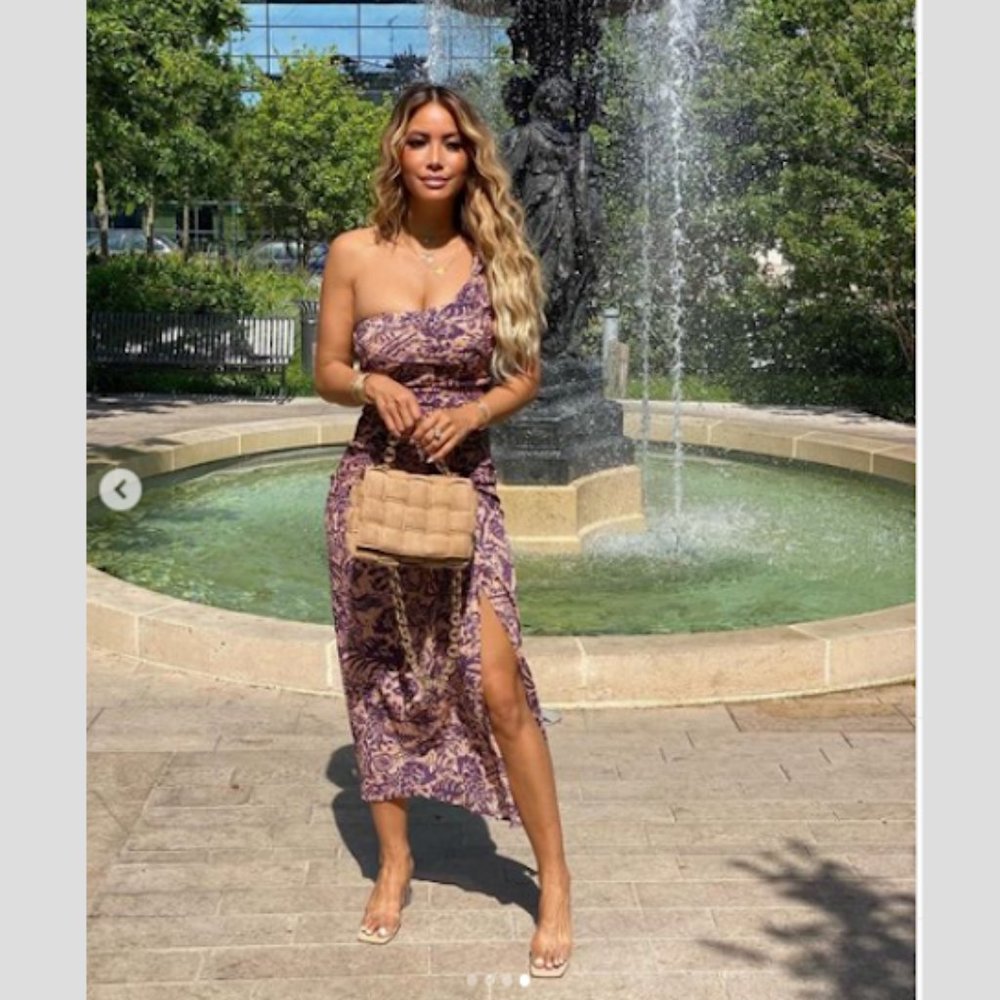 Zara Printed Co-Ord Sarong Skirt Set  Sz XS NWT - Picture 2 of 11